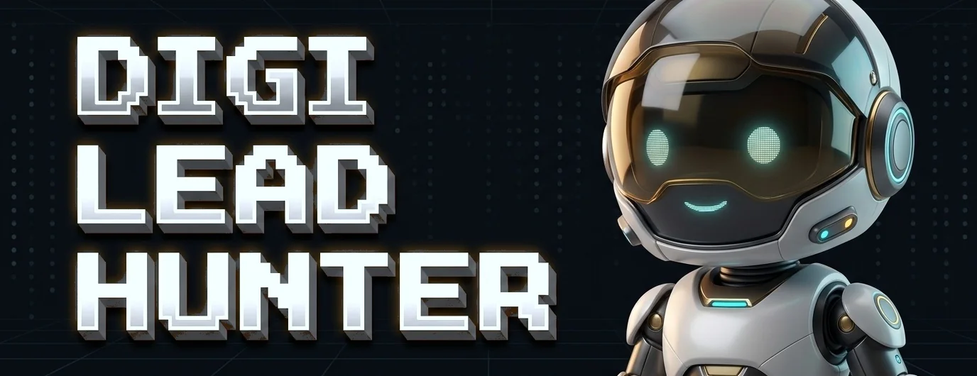 DIGI LEAD HUNTER banner — Autonomous AI Lead Intelligence Platform