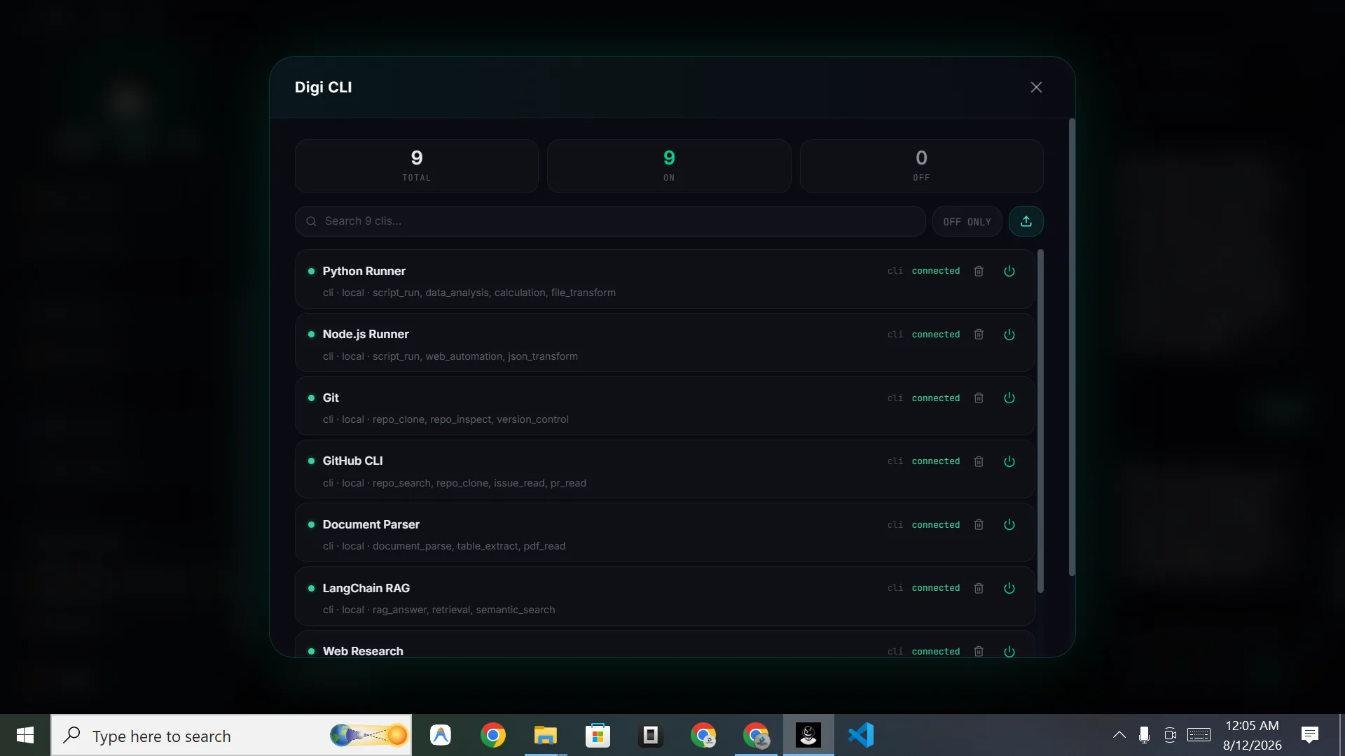 Terminal & Command Execution Engine