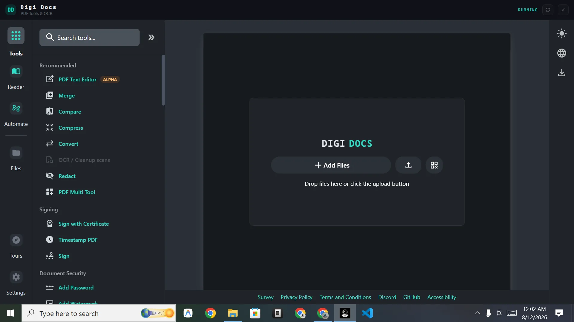 Document Cryptography & Sovereign File Workspace