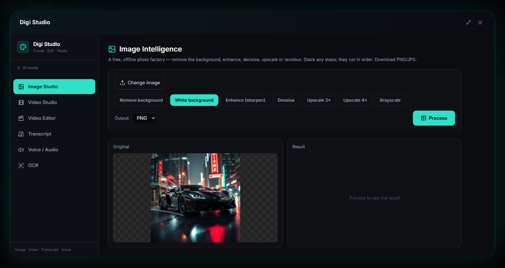 Image Studio & 4K/8K AI Photo Factory
